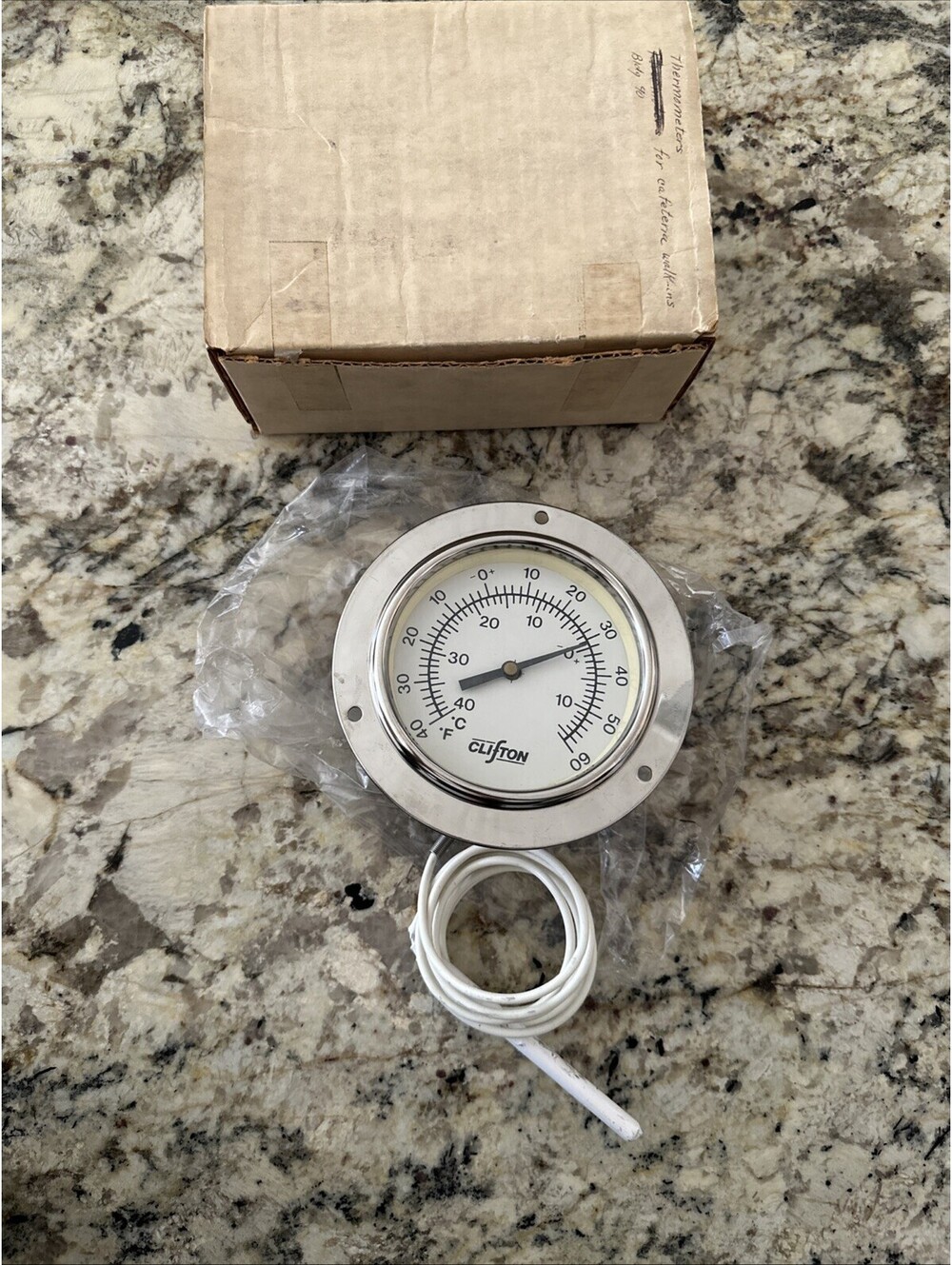 Clifton Thermometer For Commercial Fridge Made In Italy NEW + FAST SHIPPING